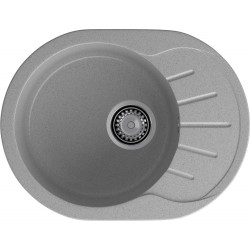 Кухонная мойка GRANFEST RONDO R-580L серый