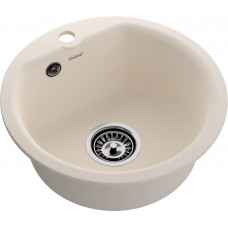 Кухонная мойка GRANFEST SMART SM-435 белый + сифон