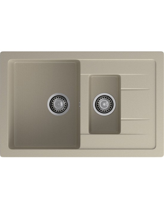 Кухонная мойка GRANFEST QUADRO Q-775KL топаз