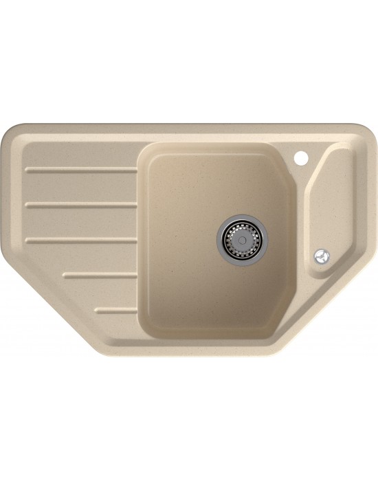 Кухонная мойка GRANFEST CORNER C-800E кашемир