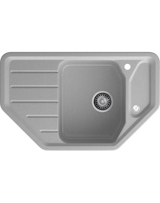 Кухонная мойка GRANFEST CORNER C-800E серый