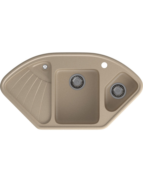 Кухонная мойка GRANFEST CORNER C-1040E песочный