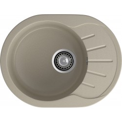 Кухонная мойка GRANFEST RONDO R-580L топаз