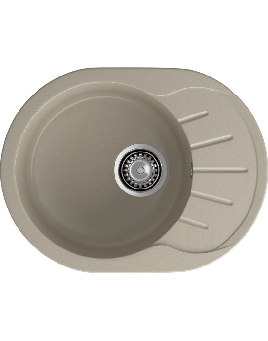 Кухонная мойка GRANFEST RONDO R-580L топаз