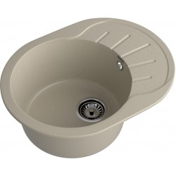 Кухонная мойка GRANFEST RONDO R-580L топаз