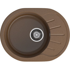 Кухонная мойка GRANFEST RONDO R-580L терракот Кухонная мойка GRANFEST RONDO R-580L терракот