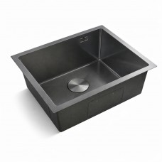 Кухонная мойка из нержавейки BLANTEK LS-5444B Nano black