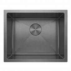 Кухонная мойка из нержавейки BLANTEK LS-5444B Nano black