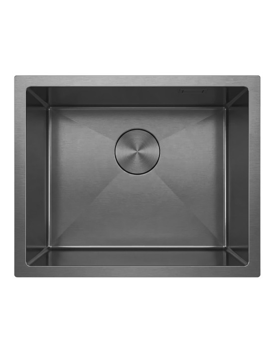 Кухонная мойка из нержавейки BLANTEK LS-5444B Nano black