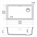 Кухонная мойка Omoikiri Kata 76-U/I-BL Side Artgranit/черный
