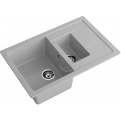 Кухонная мойка GRANFEST QUADRO Q-775KL серый