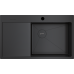 Кухонная мойка из нержавейки Omoikiri Akisame 86-GB-R Side графит