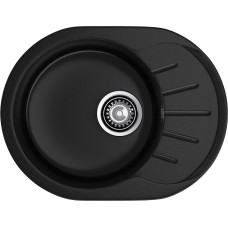 Кухонная мойка GRANFEST RONDO R-580L черный