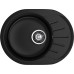 Кухонная мойка GRANFEST RONDO R-580L черный Кухонная мойка GRANFEST RONDO R-580L черный