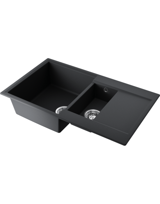 Кухонная мойка Omoikiri Daisen 86-2-BL Artgranit/черный