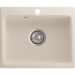 Кухонная мойка GRANFEST SMART SM-520 белый + сифон
