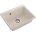 Кухонная мойка GRANFEST SMART SM-520 белый + сифон