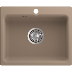Кухонная мойка GRANFEST SMART SM-520 песочный + сифон