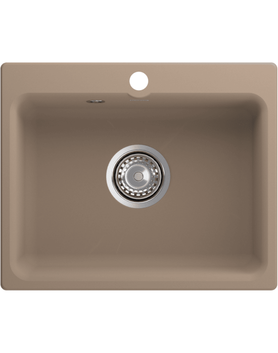 Кухонная мойка GRANFEST SMART SM-520 песочный + сифон