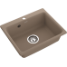 Кухонная мойка GRANFEST SMART SM-520 песочный + сифон