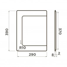 Разделочная доска Omoikiri CB-BASIC-370 GB