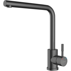 Смеситель для кухни GRANFEST QUARZ Z-5411  PVD графит
