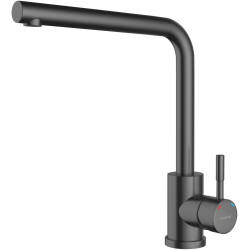 Смеситель для кухни GRANFEST QUARZ Z-5411  PVD графит