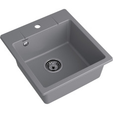 Кухонная мойка GRANFEST URBAN UR-245 темно-серый Кухонная мойка GRANFEST URBAN UR-245 темно-серый