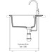 Кухонная мойка GRANFEST URBAN UR-857L серый
