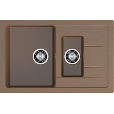 Кухонная мойка GRANFEST QUADRO Q-775KL терракот Кухонная мойка GRANFEST QUADRO Q-775KL терракот