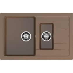 Кухонная мойка GRANFEST QUADRO Q-775KL терракот