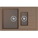 Кухонная мойка GRANFEST QUADRO Q-775KL терракот Кухонная мойка GRANFEST QUADRO Q-775KL терракот