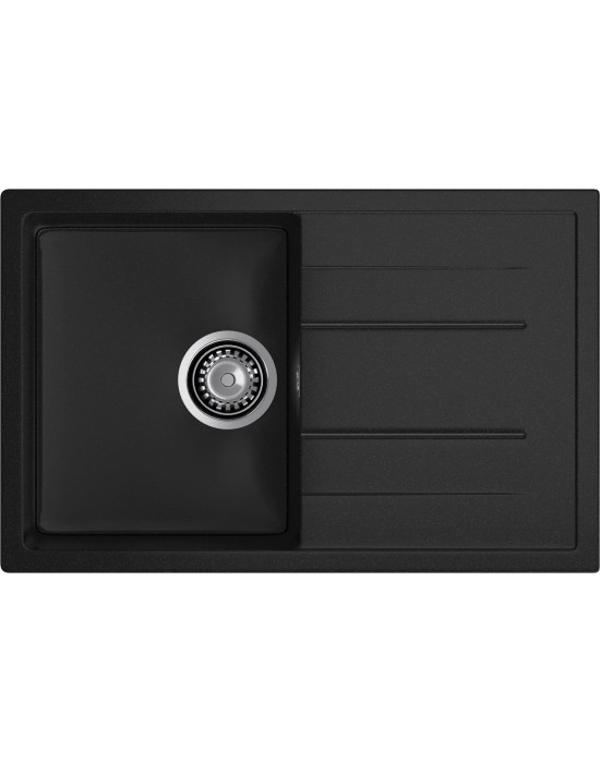 Кухонная мойка GRANFEST QUADRO Q-780L черный