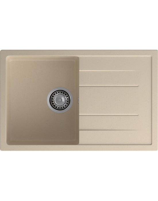 Кухонная мойка GRANFEST QUADRO Q-780L кашемир