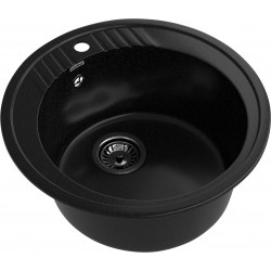 Кухонная мойка GRANFEST RONDO R-520 черный