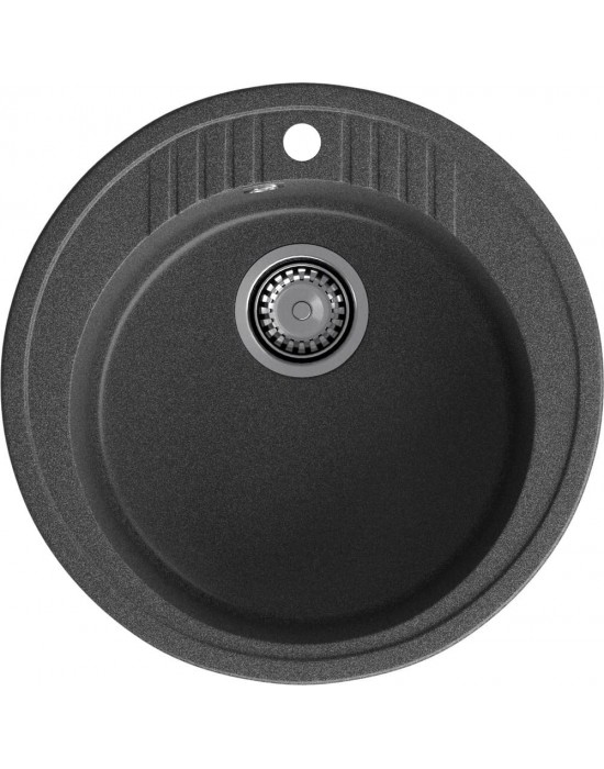 Кухонная мойка GRANFEST RONDO R-520 графит