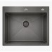 Кухонная мойка из нержавейки BLANTEK LS-5848STB Stone texture black