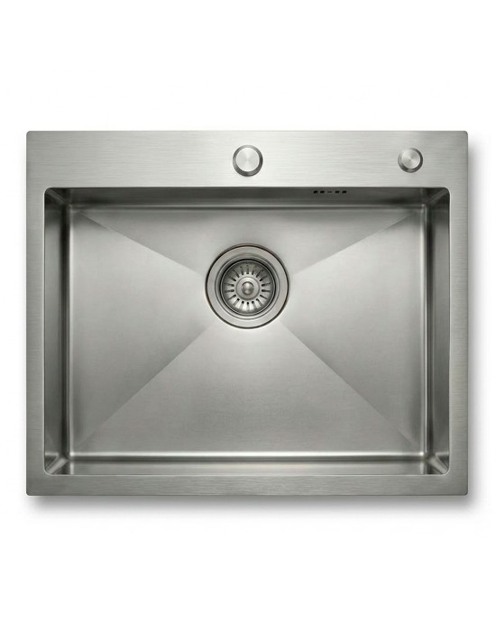 Кухонная мойка из нержавейки BLANTEK FS-5848S Brushed ECO