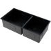 Кухонная мойка из нержавейки Omoikiri Taki 85-2-LB-U/IF-GB Side графит