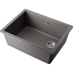 Кухонная мойка Omoikiri Kata 56-U/I-GR Side Artgranit/leningrad grey Кухонная мойка Omoikiri Kata 56-U/I-GR Side Artgranit/leningrad grey