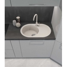 Смеситель для кухни GRANFEST QUARZ Z-5410 белый