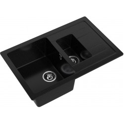 Кухонная мойка GRANFEST QUADRO Q-775KL черный