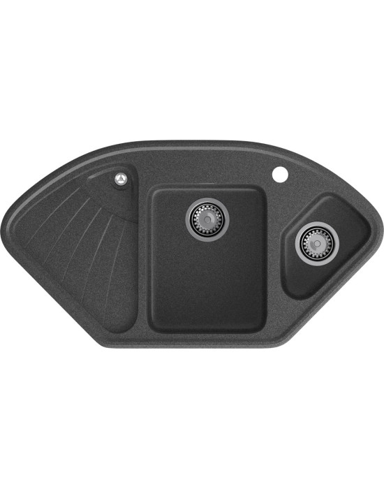 Кухонная мойка GRANFEST CORNER C-1040E графит