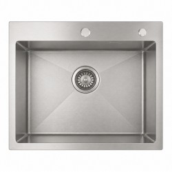 Кухонная мойка из нержавейки BLANTEK LS-5848SN Snake texture Кухонная мойка из нержавейки BLANTEK LS-5848SN Snake texture
