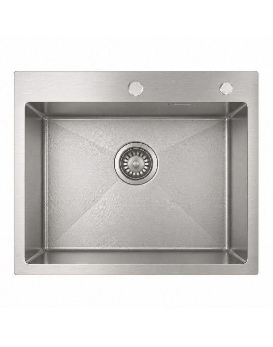 Кухонная мойка из нержавейки BLANTEK LS-5848SN Snake texture