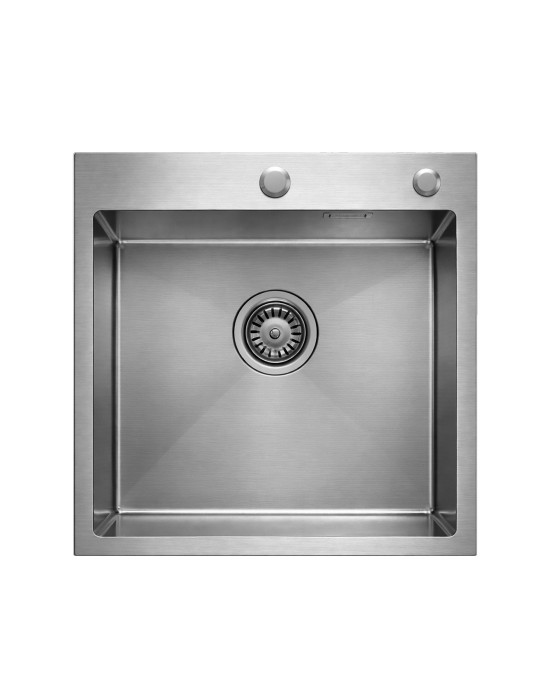 Кухонная мойка из нержавейки BLANTEK LS-5050S Brushed