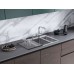 Кухонная мойка из нержавейки Omoikiri Akisame 60-2-IN-L нержавеющая сталь