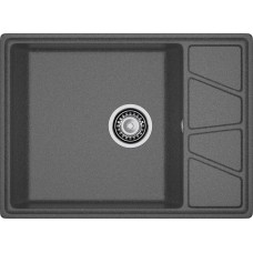 Кухонная мойка GRANFEST VERTEX V-680L графит