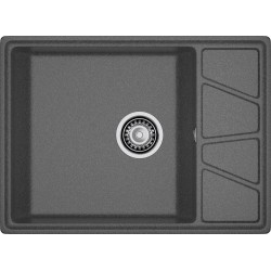 Кухонная мойка GRANFEST VERTEX V-680L графит