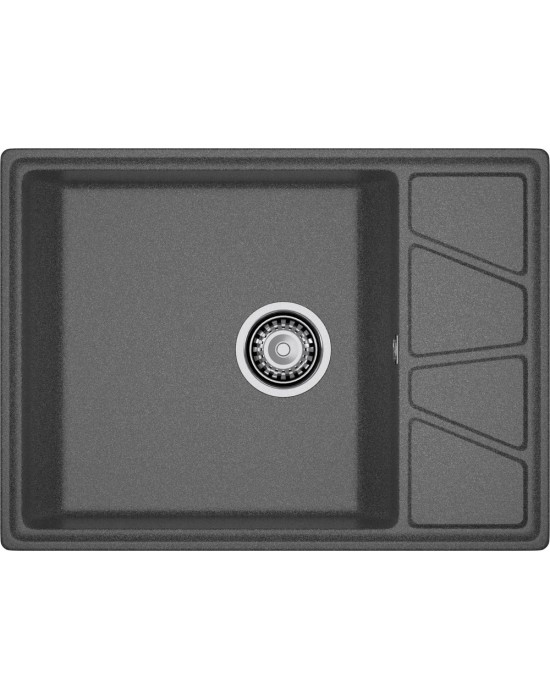 Кухонная мойка GRANFEST VERTEX V-680L графит